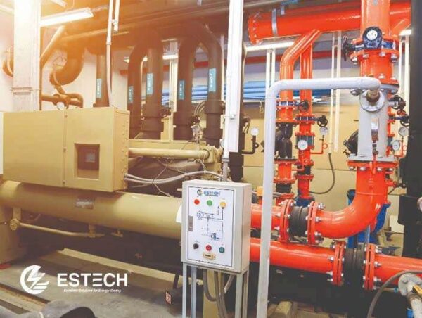 Hệ thống làm sạch bình ngưng tự động 4 Thuc Te Lap Dat He Thong Rua Binh Ngung Tu Dong Atcs Cho Chiller