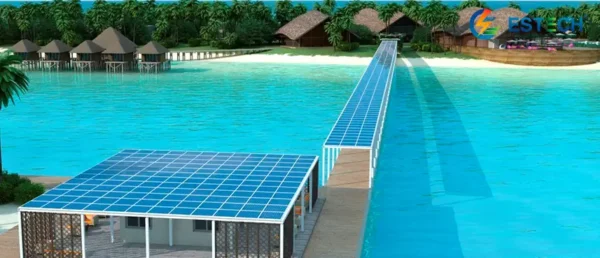 Điện mặt trời khách sạn, resort 3 Lap Dat Pin Mat Troi Cho Resort O Maldives